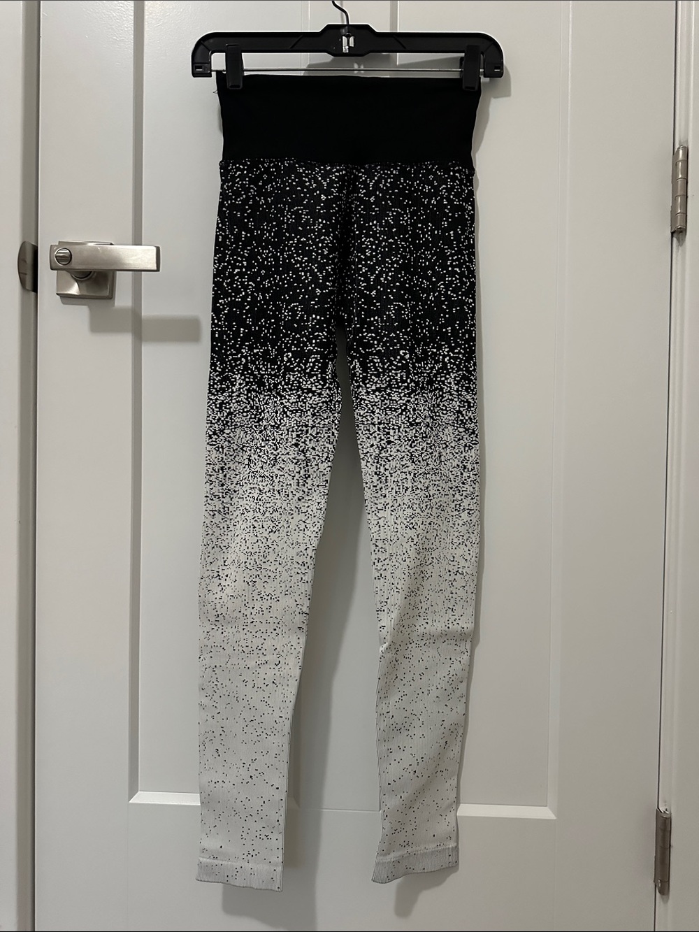 Athleta Black Ribbed Performance Leggings